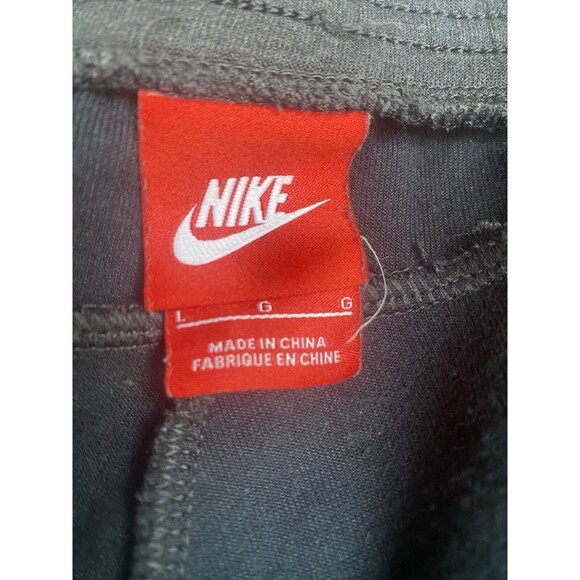 Nike Sweatpants Mens Size L Black Spec Tech Fleece Joggers Athleisure Slim Fit - Picture 6 of 16